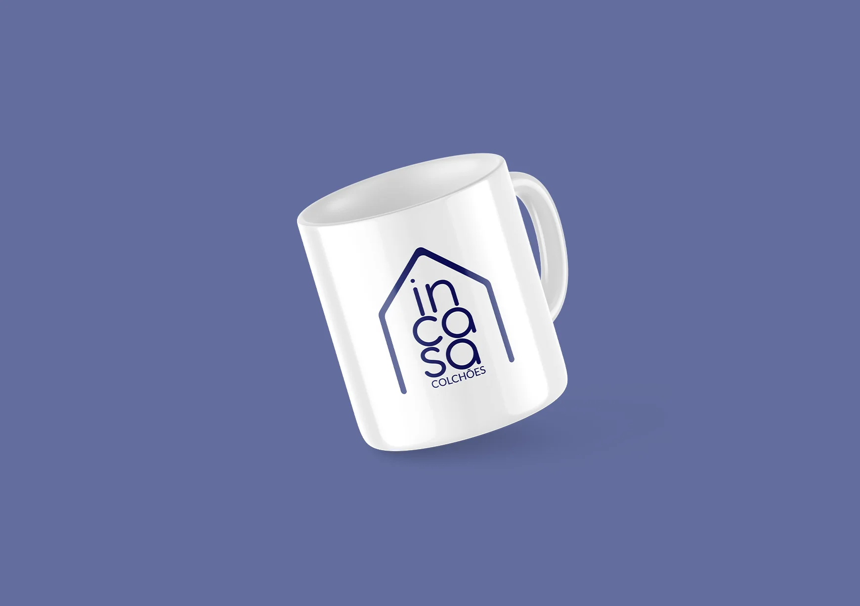Caneca personalizada com a marca Incasa Colchões